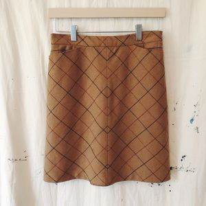 ❌ SOLD || Gap Plaid Wool Skirt